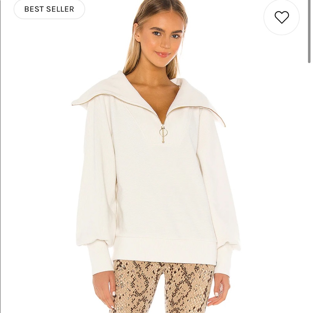 Varley vine sweatshirt in ivory